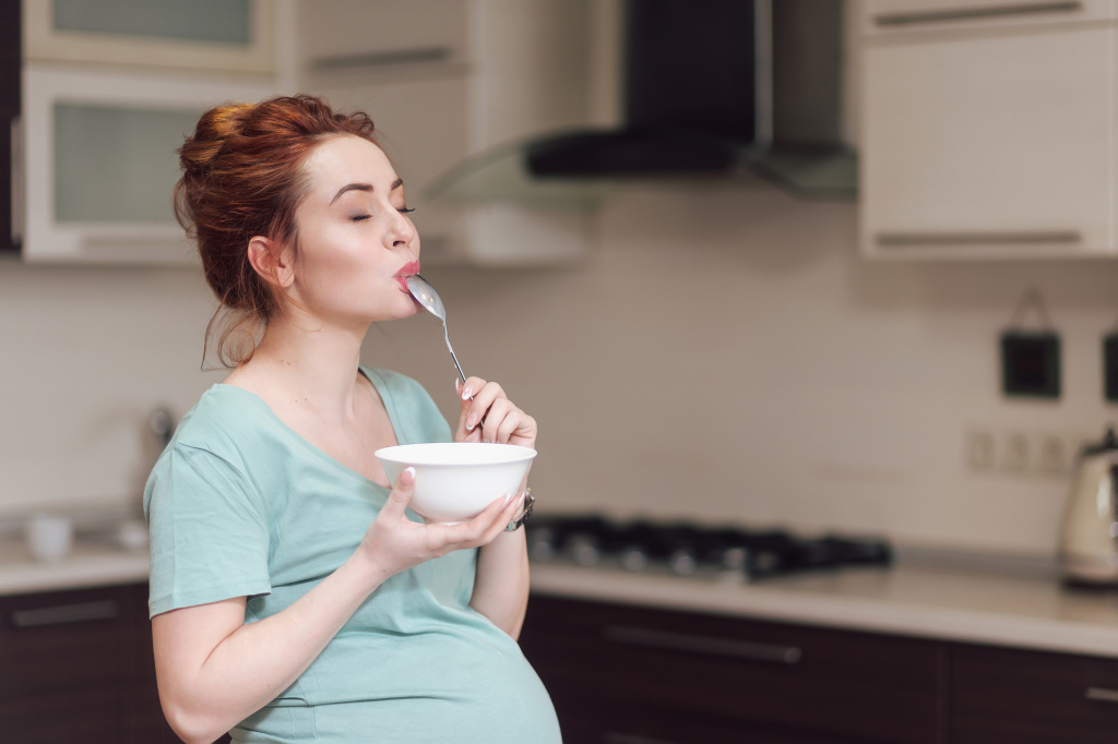 беременная переедание