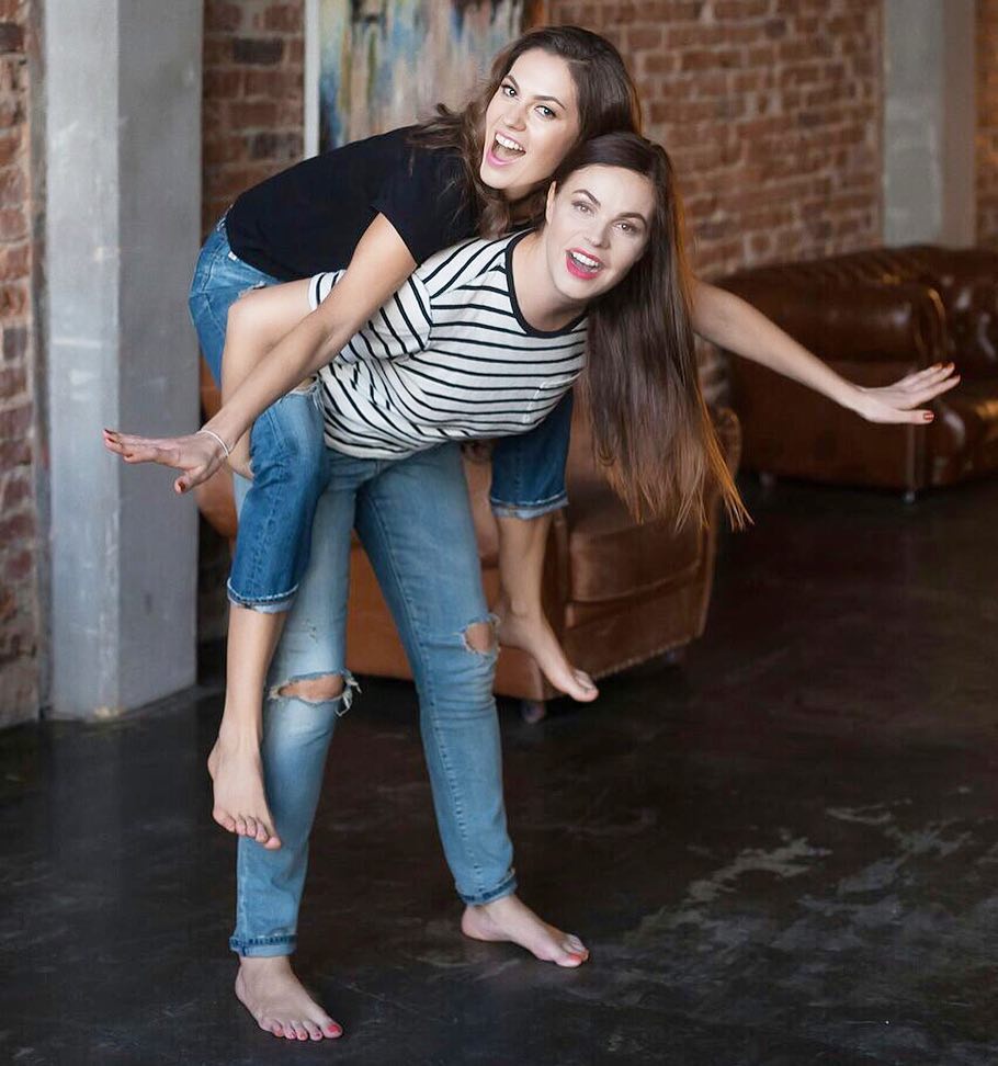 Екатерина Андреева с дочерью