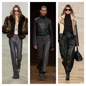 Кожаные брюки: 5 актуальных моделей на осень и зиму