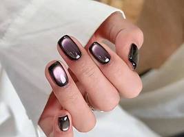 Ногти-черная икра — новый тренд для любительниц роскоши