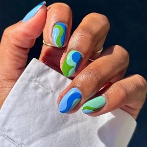В стиле Пуччи: трендовый принт дошел и до nail-индустрии В стиле Пуччи: трендовый принт дошел и до nail-индустрии