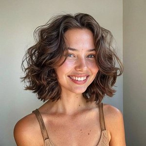 Не можете подобрать подходящую стрижку для кудрявых волос? Попробуйте «бейби-боб» 